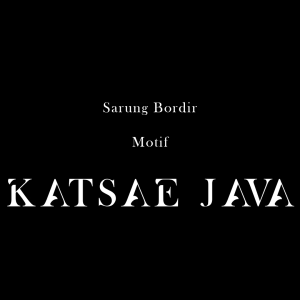 Katsae - Sarung Bordir Motif JAVA Bordir Timbul Sarung Putih Pria Dewasa Sarung Sholat 100% Bordir