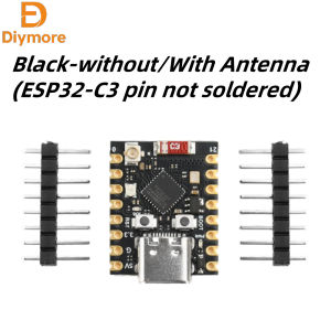 diymore | ESP32-C3 SuperMini WiFi Bluetooth Development Board Type-C Interface External Antenna Interface Unwelded Pin Heade