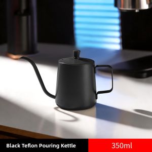MONGDIO | Long Spout Drip Kettle Stainless Steel Coffee Pot