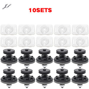 10set Car Door Card Interior Trim Panel Clips For VW Touran Tiguan Golf 5/6 Passat Jetta CC Polo Caddy For Audi TT Mk2 6Q0868243