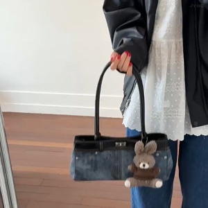 SEA YADOU  กระเป๋าสะพายไหล่แนววินเทจสำหรับผู้หญิงกระเป๋าถือสำหรับเดินทางไปทำงานที่มีมูลค่าสูงแฟชั่นอินเทรนด์แบบใหม่