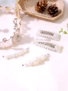 Jepit Rambut Mutiara Murah Elegance Clip Glamorous Penjepit Rambut Cantik Penghias Rambut (10pcs)
