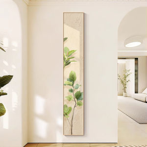 Tranh Trang Trí Dài Hình Bóng Cây Xanh Phong Cách Gỗ Mịn