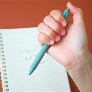 OFM-A120 Pena Cetekan Macaroon Pulpen Warna Pastel Tinta Hitam Alat Tulis Sekolah Kantor