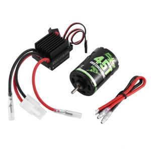 NEEBRC 540 Brushed Motor 20T 27T 35T 45T with 60A ESC 5V/2A BEC Electric Speed Controller for 1/10 RC Crawler Car TRX AXIAL HSP