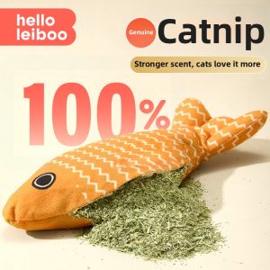 HELLOLEIBOO | Self-Entertaining & Teeth Grinding Cat Toy Fish