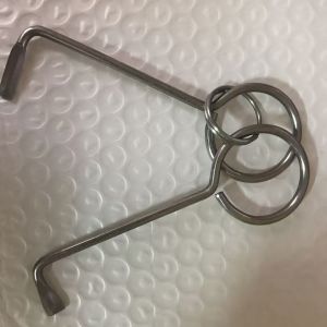 2IN1 Portable Tool for Unlocking Doors Featuring A Universal Wrench Suitable Outdoor Use Opening Doors When Keys Are Forgotten