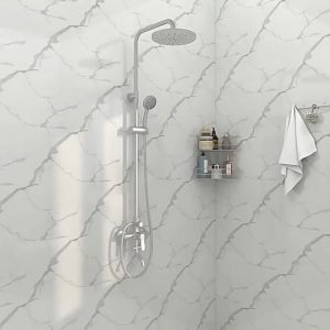 Paket Wallpaper Dinding & Lantai Vinyl Marbel