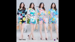 ชุดเซท เสื้อเชิ้ต ชู่เดียว ชู่ผ้าปาก ชุดเที่ยวทะเล (ฟรีซิสมะอักเสบ M อก 32-38 เอว24-32 สพ34-40)