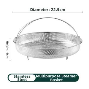 gumahus | Stainless Steel Thick One-Piece Steamer Rack for Rice Cooker
