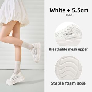 Josiny | Thick Sole Spring New Breathable Height Increasing Casual Sneakers