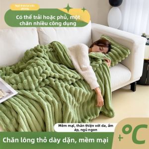 JIFANPAUL | Chăn Lông Cừu Dày cho Sofa Giường Ngủ Trưa Văn Phòng