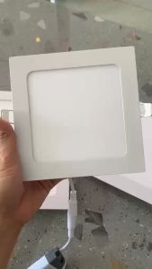 โคมไฟฝังฝ้า Panel LED ทรงเหลี่ยม โคมไฟดาวน์ไลท์ 9W 12W 18W แสงสีขาว สีวอร์มไวท์ ขาสปริง พร้อมส่ง