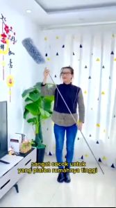 Kemoceng Teleskophik Bisa Panjang Dan Pendek 280cm Sesuai Kebutuhan/ Kemoceng Bulu Microfiber Fleksibel 280cm