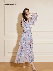 Floral Elegant Skinny Loose Dress