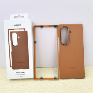 Samsung | Leather Magnetic Case for Samsung Galaxy Z Fold 7 5G Fold7 Magsafe Slim Mobile Phone Cover Wireless Charge Back Protective Shell