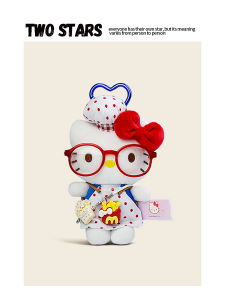 Adorable Hellokitty Plush Bag Charm Doll Keychain Cute Girls Backpack Decorations Three Lillies Fashion Accessories 2025 Summer