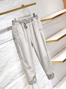 กางเกงลำลองผู้ชายสไตล์ย้อนยุคฤดูใบไม้ร่วง/ฤดูหนาว กางเกงขายาวทรงหลวมสไตล์ย้อนยุค กางเกงขายาวผ้าขนแกะกันลม กางเกงขายาวผู้ชายสีพื้น