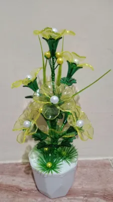 Bunga Dahlia crystal akrilik
