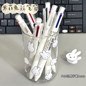 Mickey Mouse Rabbit Creative Cute Cartoon High Aesthetic Value INS Style Student Stationery Makeup Brush Storage Desktop Decorations