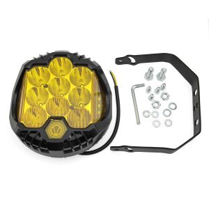 RYSJM | 7 inch 90W Running Lights For Off Road Driving Lamp Side Shooter LED Light Headlights Spotlight DRL For Lada ATV Jeep Wrangler