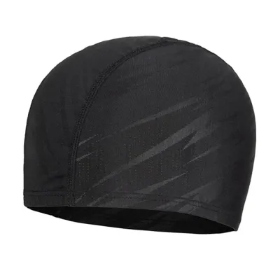 Soft Nylon Adult Swimming Caps High Elastic Black Male Swimming Hat Ear Protection Breathable Swim Cap Men Women