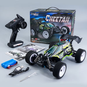 SCY 1:16 4DW RC Car 50+KM/H High Speed Off-Road Truck 2.4GHz Remote Control Buggy with LED Light Truck for Kids vs 144001 Toys