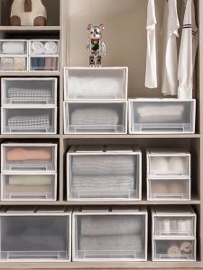 SiVa กล่องเก็บของ ลิ้นชักพลาสติก ลิ้นชักเก็บของ กล่องลิ้นชัก กล่องใส่เครื่องสำอาง กล่องจัดระบียบ ลิ้นชักเก็บเสื้อผ้า