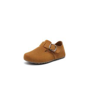 Belle | New Model Full-Enclosure Brown Bock Loafer Shoes