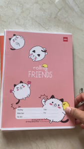 Tập vở ô ly Deli H48-LID/H80-LID/B543-80 Vở 4 5 ô ly cho học sinh 48-80 trang