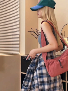 Thời trang Hàn Quốc Túi Đeo Vai dành cho nữ Túi đeo chéo không thấm nước nhăn Túi Túi Gấp