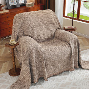 Thickened Single Sofa Cover Cloth Cat Scratch Proof Machine Washable Dust Proof Non Slip Modern Simple Style All Season Universal