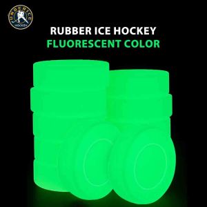Ice Hockey Puck Luminous Hockey Puck PVC Glowing Floorba Pucks Resistant Rubber Multi-Functional Training Ball Accessory