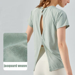 บีบอัดหองมาก ตั้งเองรูปแบบสบายบางแห้งเร็วระบายอากาศยืดหยุ่นสลิงตัวอักษรโยคะออกกำลังกายวิ่งกระโดด กีฬาที่ช่วยให้ผู้หญิงออกกำลังกายวิ่งกระโดดได้อย่างสดใส