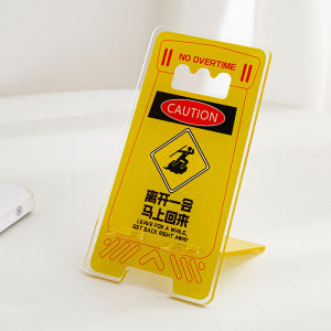 Portable Acrylic Phone Stand Creative Desk Accessory for Series Watching And Attendance Reminder Gift for Friends