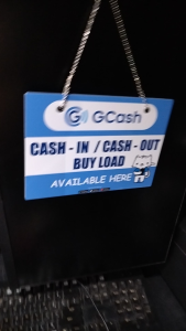GCASH CASH IN CASH OUT PAYBILLS BUYLOAD - CLOSED DOOR BANNER 7.8X5.5