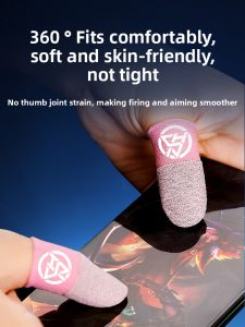 abeso | Anti-Sweat Gaming Finger Protectors for Honor of Kings and Peacekeeper Elite