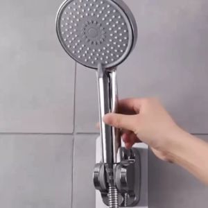 Space Aluminum Shower Head Aluminum Shower Bracket Suitable for Shower Head Holdersturdy and will not fall off