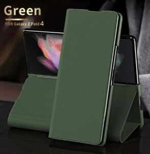 FLOVEME Luxury Pattern Phone Case for Samsung Galaxy Z Fold 6 Z Fold 5 Fold 4 3 Carbon Fiber With Stand Flip Shockproof Back Cover For Galaxy Z Fold6 Z Fold 5 Fold 4 3