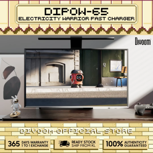 Divoom DIPOW-65 Cute Pink Electricity Warrior Fast Charger 65W High-Speed Charging 2 Type-C + 1 USB-A Output