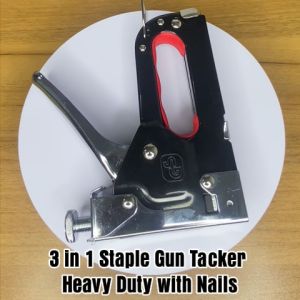 VSPH 3in1 Manual Staple Gun Tacker Heavy Duty Professional with Multiple Usage Stapler for Wood DIY Upholstery
