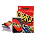 UNO Emoji ครอบครัวตลกเกมกระดานความบันเทิงสนุกเล่นไพ่กล่องของขวัญ Uno การ์ดเกม. 