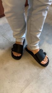 Cogen Sandal Pria Slip On Casual Slop Slide Nano Series Black