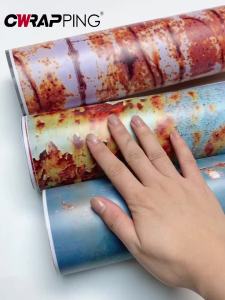 Rusty Sticker Vinyl Rusting Camouflage Vinyl Foil Vehicle Boat Car Wrapping Adhesive Car Motorbike Camera Wrap Stickers Decal
