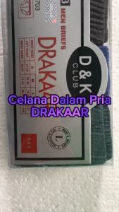 Drakaar isi 6 Pcs CD Celana Dalam Pria Laki Laki Dewasa Katun Polos Murah Ukuran M L XL