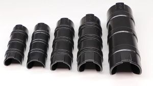 100pcs Greenhouse Frame Pipe Clip Greenhouse Plastic Black Snap Clamp for PVC Pipe
