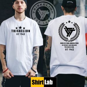 Triskelion Fratshirt Sublimation Tshirt Strike 5 design Tau Gamma Phi FS