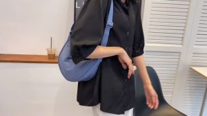 Nylon Waterproof Crossbody Bag for Women Fashion Ins Canvas Bag Women Casual Shoulder Bag Crossbody Bag Casual Shoulder Bag Student Messenger Bag