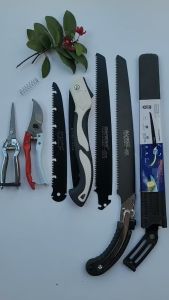 (FREESHIP) Combo 6 Món Kéo Cắt Cành Tỉa Cành SK5 Tỉa Thép Trắng Cưa Barker và Cưa Gập Cầm Tay Kèm Lưỡi - Dụng Cụ Nông Nghiệp GD Smart