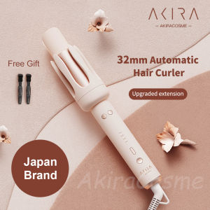 Akiracosme Automatic Curling Iron Negative Ions Hair Curler Portable Hair Flat Curling Irons Wands Daily Big Wave Styling Tools for Lady Girl Gift Birth Present